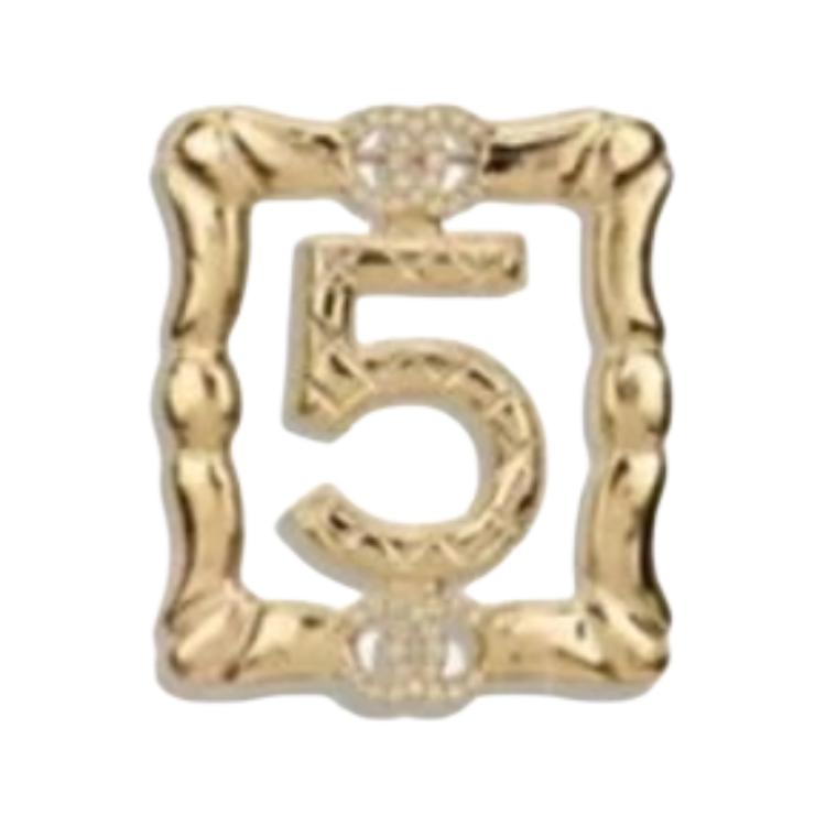 

CHANEL Брошь Metal Brooches Women's Gold