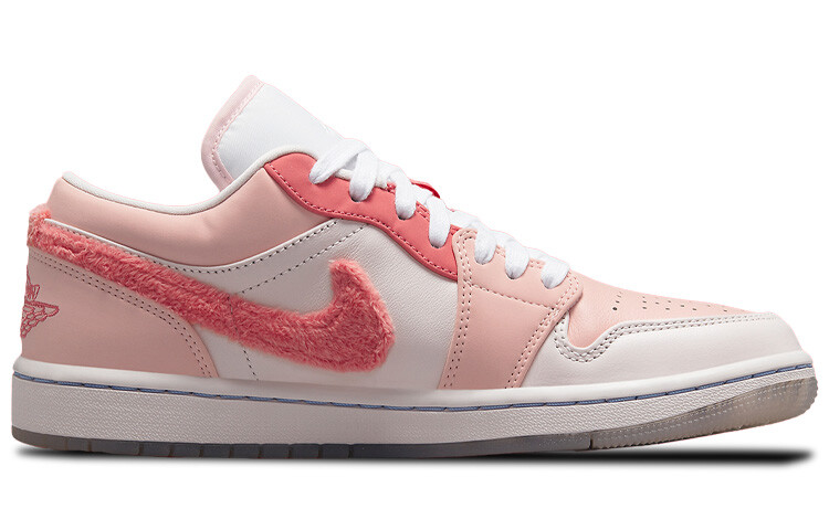 

Кроссовки Air JORDAN 1 Vintage Basketball Shoes Women's Low-Top Pink Blue