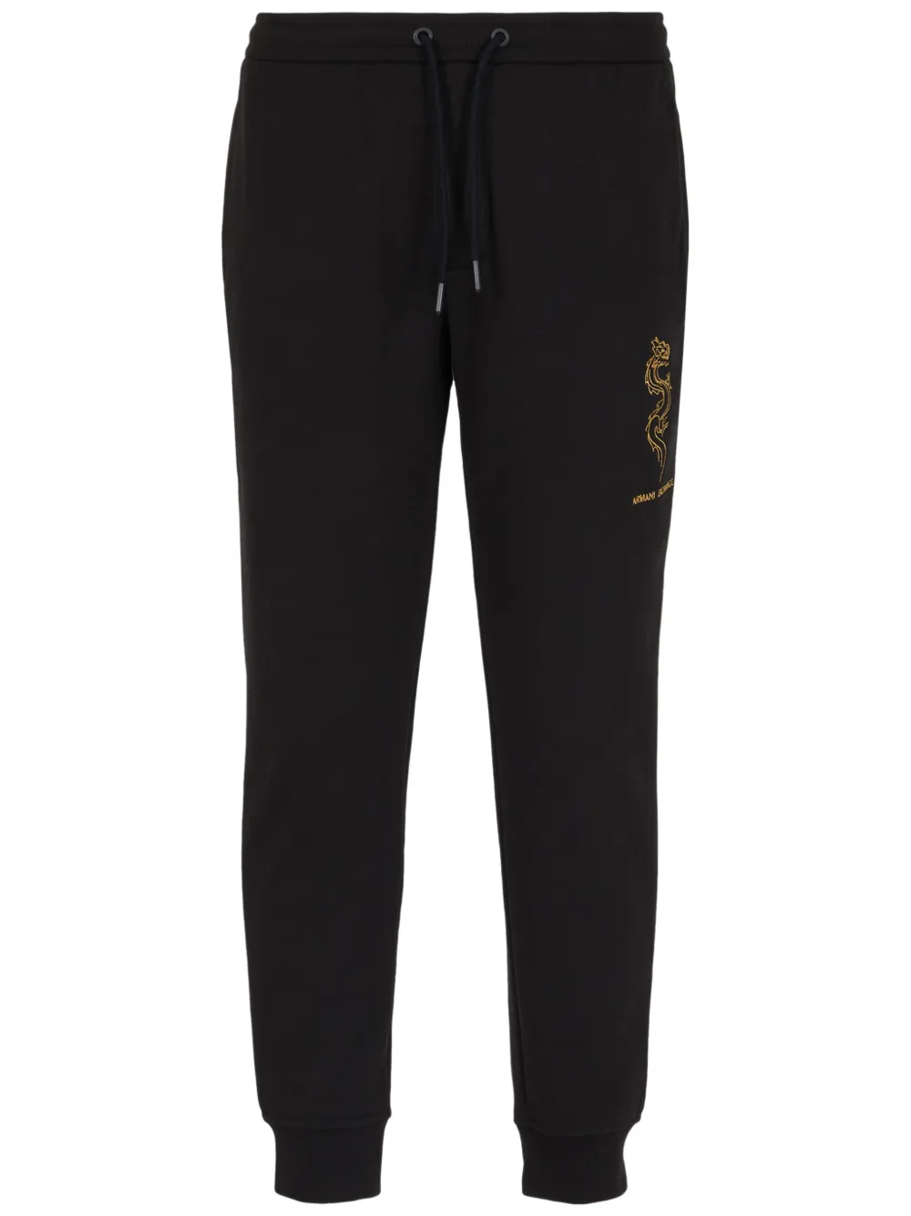 

Спортивные брюки с вышивкой Armani Exchange, черный