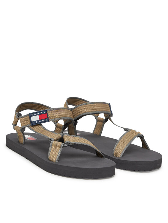 Сандалии Tjm Casual Sandal EM0EM01563 Tommy Jeans, коричневый — фото 2