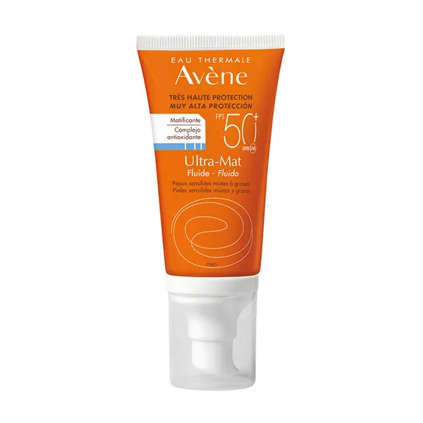 

Солнцезащитный крем для лица с витамином С Ultra Mat Spf50+ Avene, 50 ml