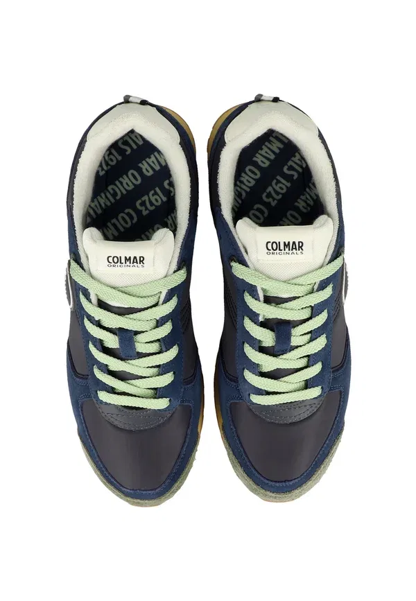 Кроссовки Colmar Travis Type Trainers, темно-синий-военный зеленый-светло-шалфейный — фото 3