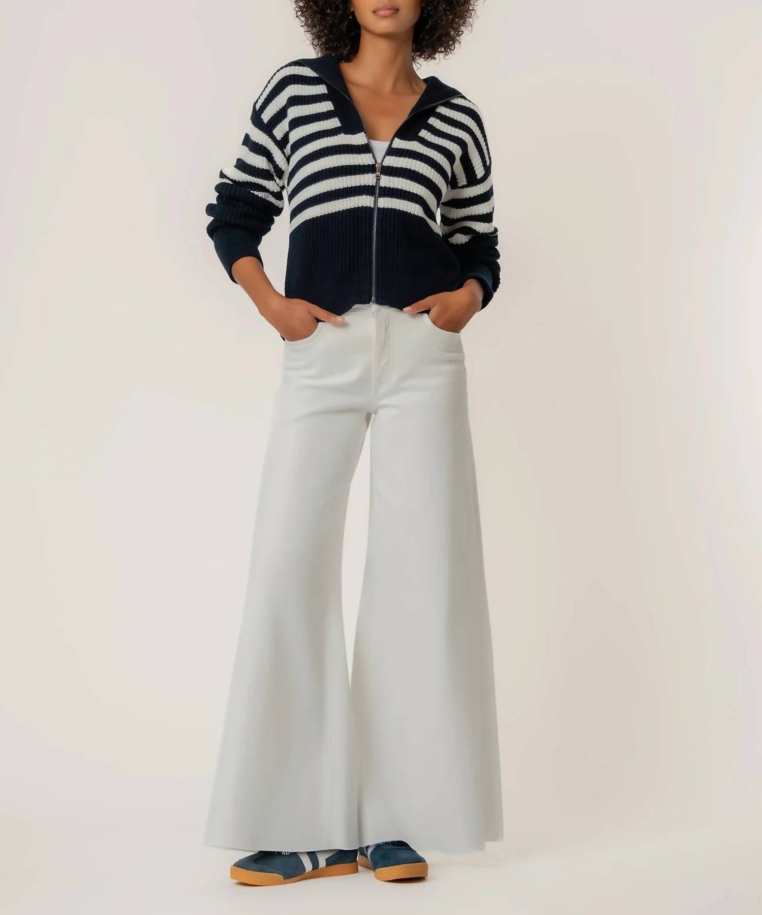 

KUT FROM THE KLOTH Свитер Noelle в полоску, темно-синий