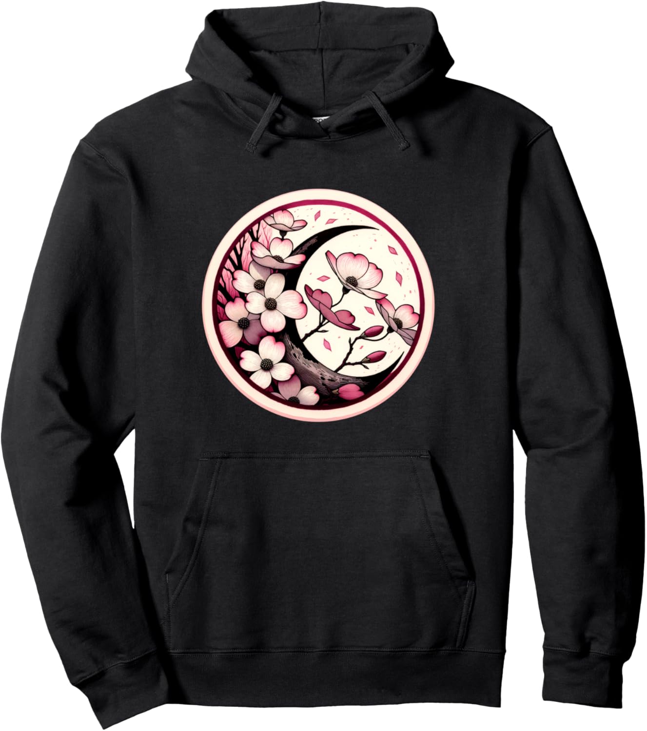 

Толстовка, Изображение «Дитя Луны» в стиле «Язычество и Ведьма» на толстовке Cat Snugg, черный