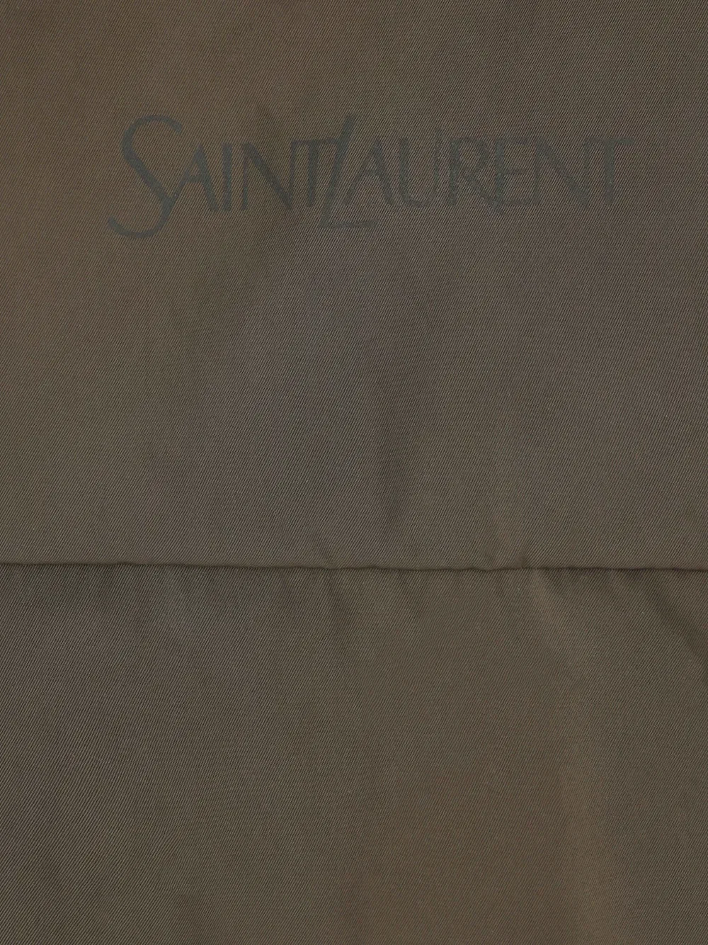 Пальто на молнии спереди Saint Laurent, коричневый — фото 3