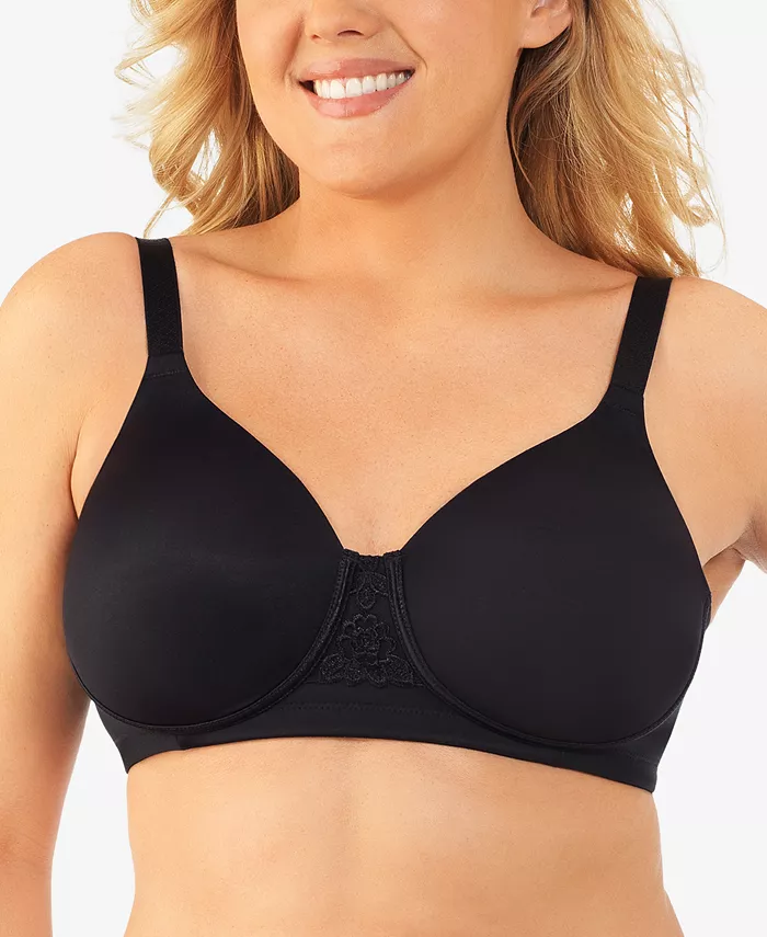 

Бюстгальтер Vanity Fair Full Figure Beauty Back Smoother Wireless Bra 71380 Vanity Fair Lingerie, черный