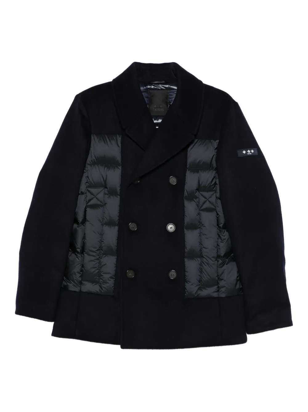 

Двубортная куртка со стегаными вставками Tatras, синий