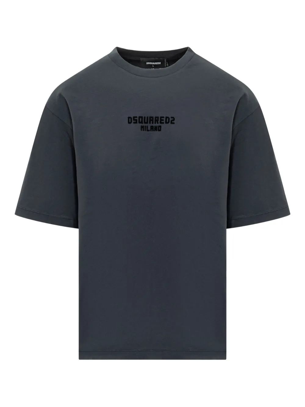 

Футболка с тисненым логотипом DSQUARED2, черный