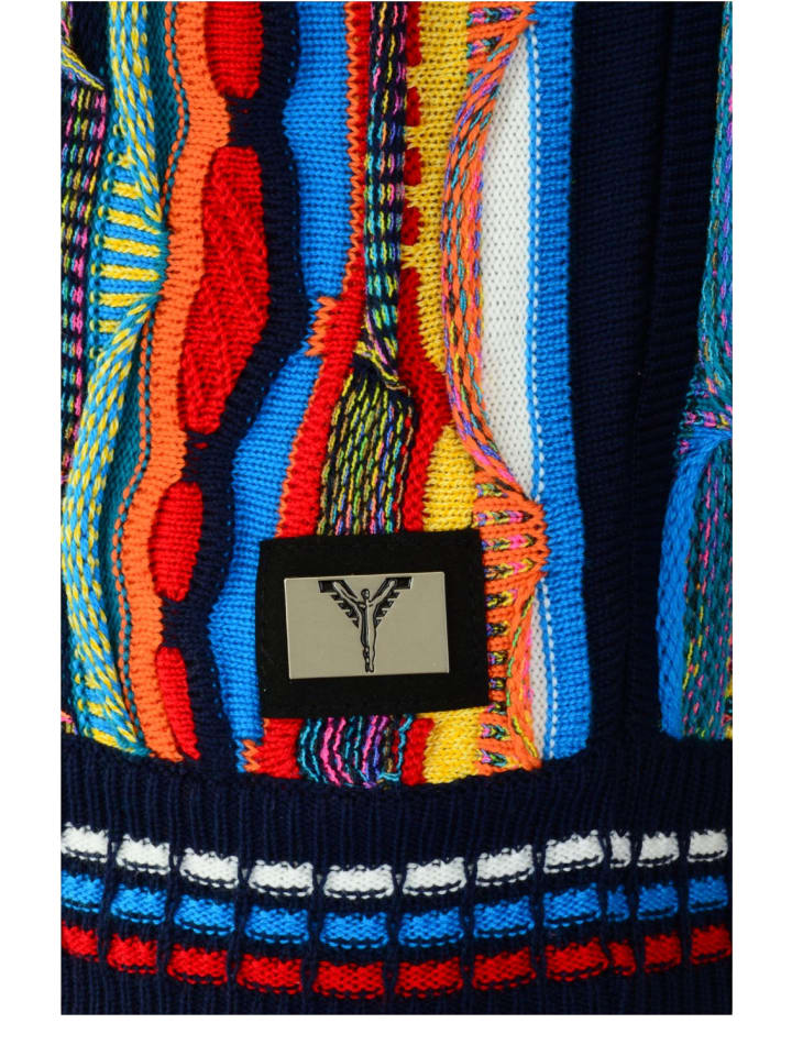 

Свитер Carlo Colucci, темно-синий