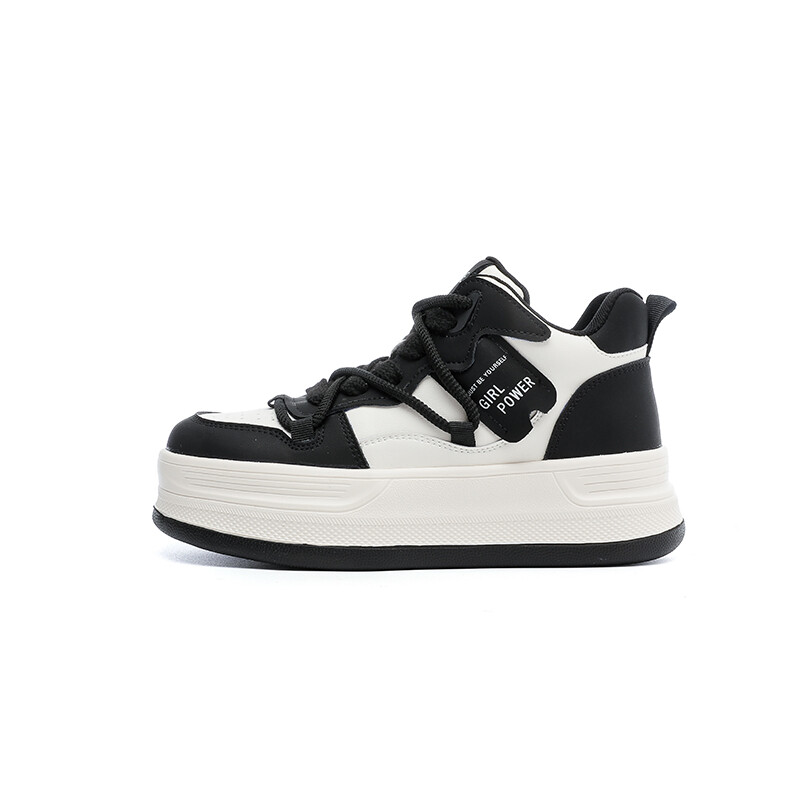 

Кеды DAPHNE Skateboard Shoes Women's Low-Top, бежевый/черный