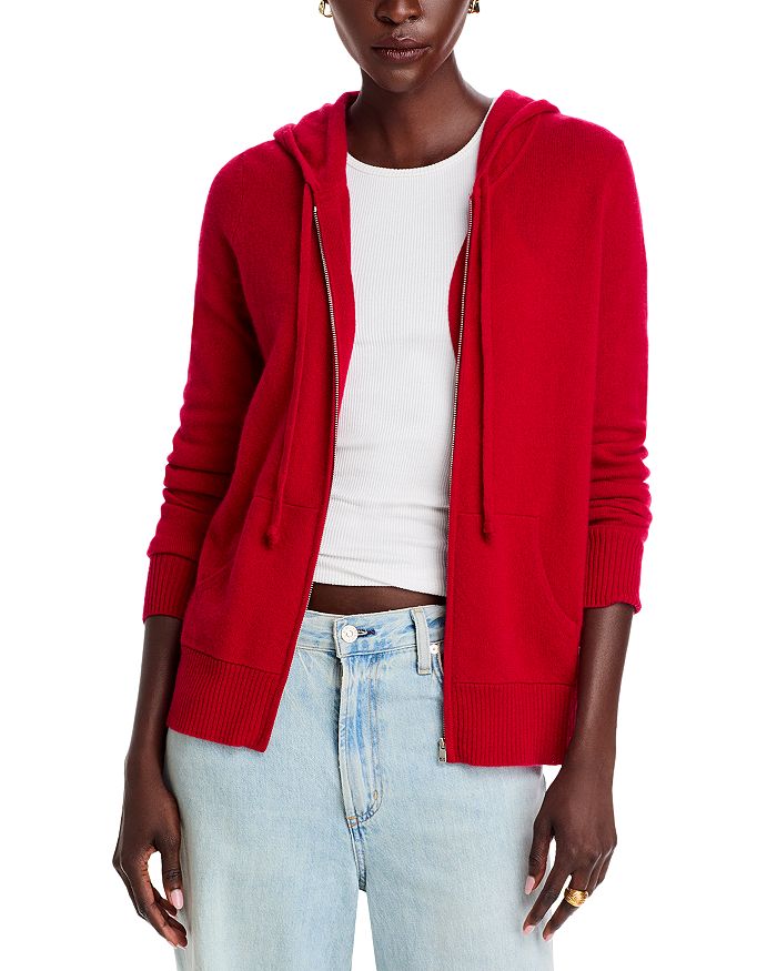 

Зип-худи - эксклюзив C by Bloomingdale's Cashmere, красный