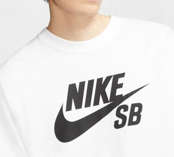 Футболка sb скейтборд большой логотип скейтборд короткий рукав Nike, белый — фото 4