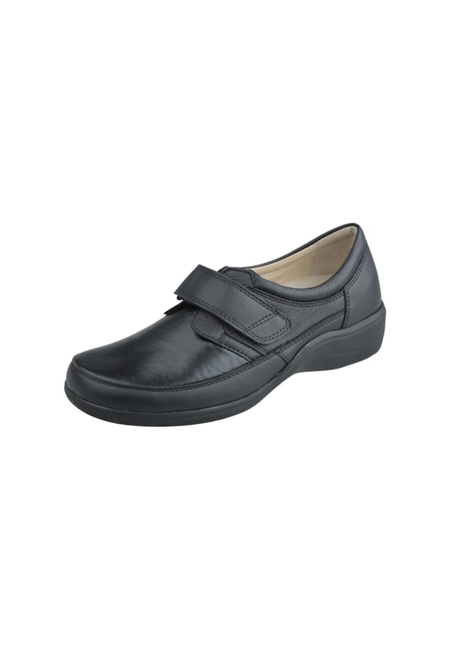 Скальные туфли на липучке Orb из натуральной кожи Natural Feet, черный