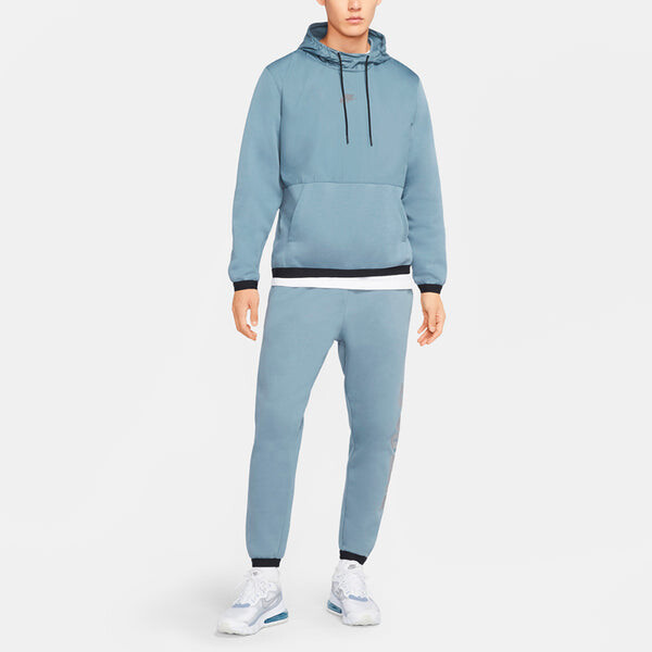 Толстовка Nike Sportswear Just Do It + Alphabet Fleece Blue, синий — фото 3