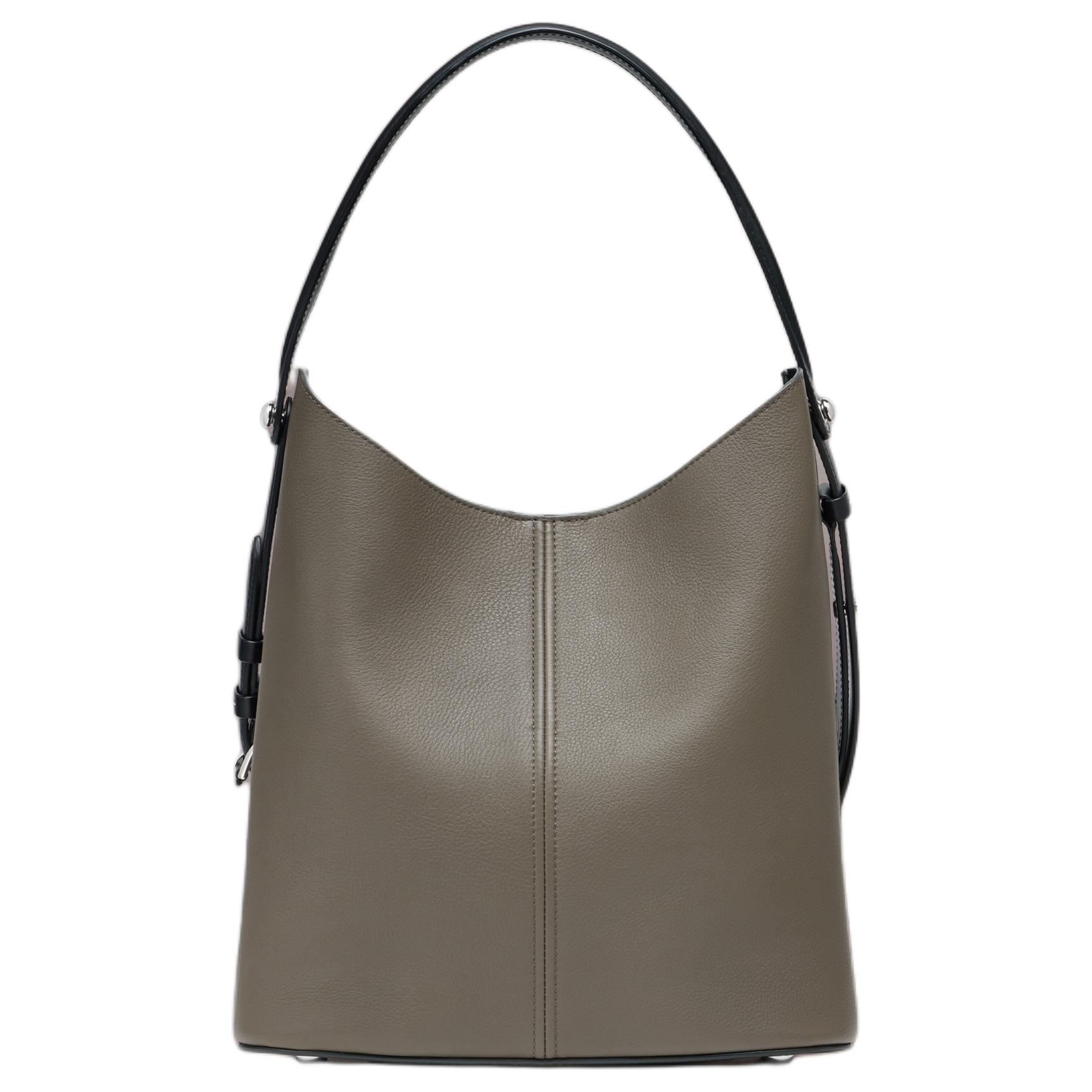 

Maison Margiela Сумка-хобо из телячьей кожи женская Graphite