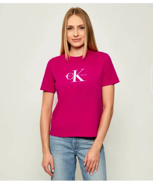 

Футболка «Герой» Regular fit Calvin Klein Jeans, розовый