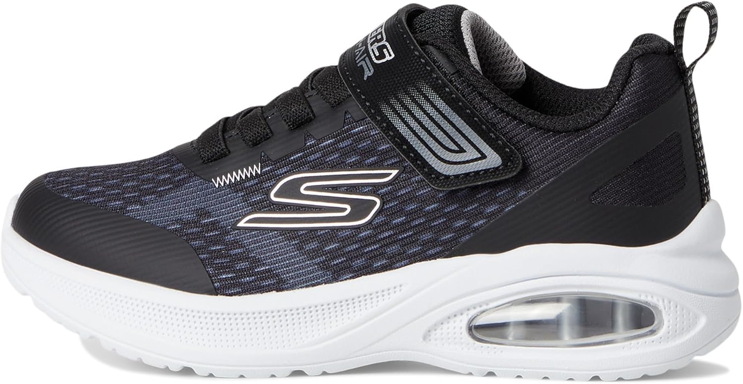 Кроссовки Skechers для мальчиков Microspec Max Advance-Squad-p, черный — фото 4