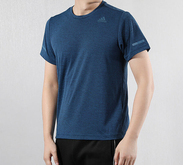 Футболка climachill short sleeve blue Adidas, синий — фото 4