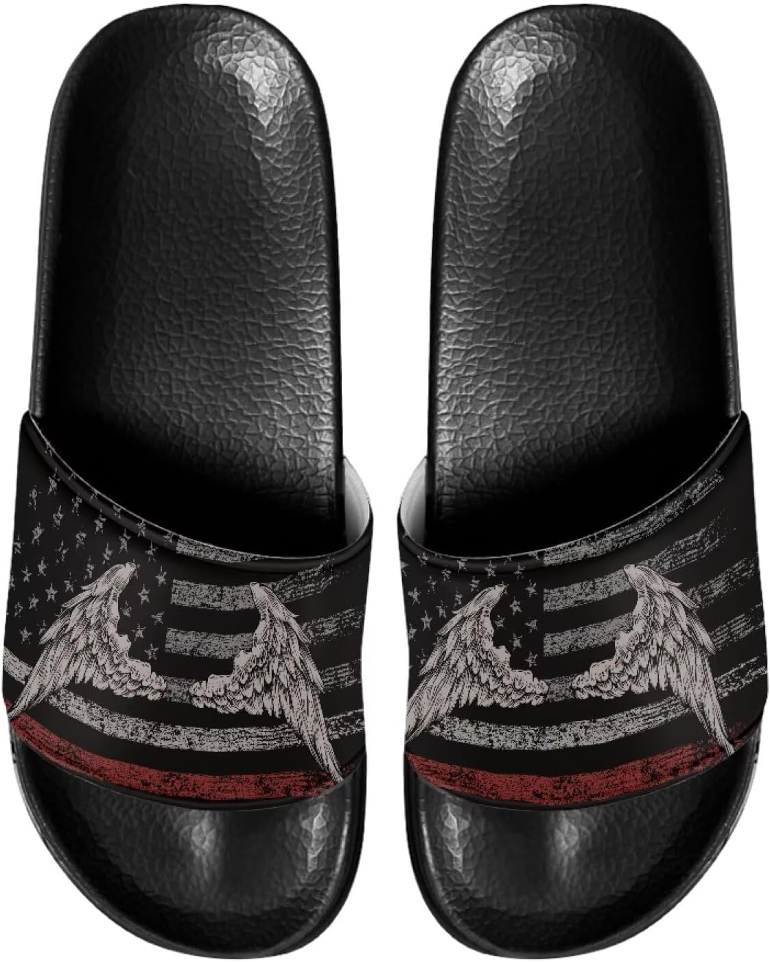 

Спортивные сандалии с открытым носком Psesaysky, Wings American Flag