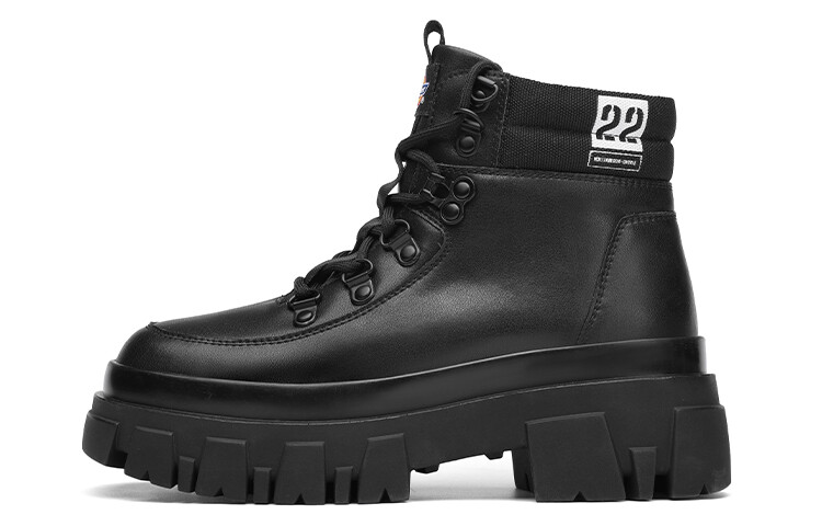 Ботинки женские Dickies Martin на массивной подошве, черный