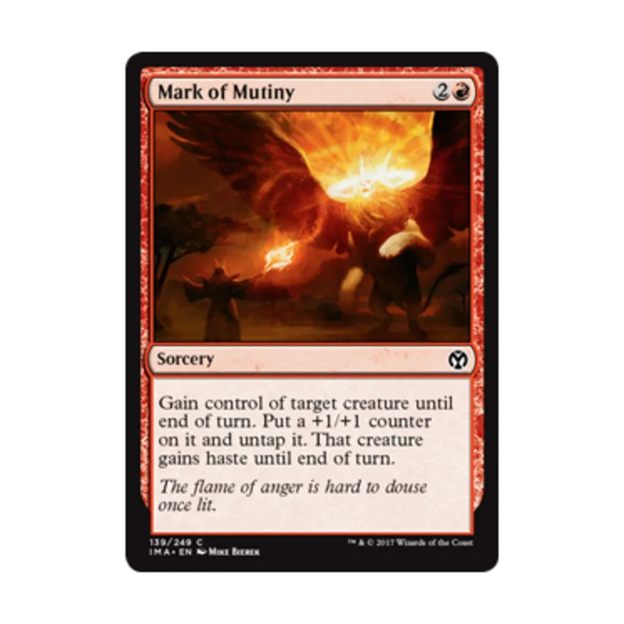 

CCG Знак мятежа (клавиша C), MTG - Iconic Masters