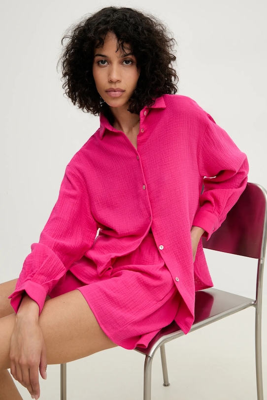 

Хлопковый комплект Answear.Lab, розовый