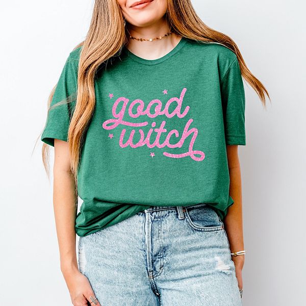 

Футболка Good Witch с принтом глиттер Simply Sage Market, Grass, Зеленый, Футболка Good Witch с принтом глиттер Simply Sage Market, Grass