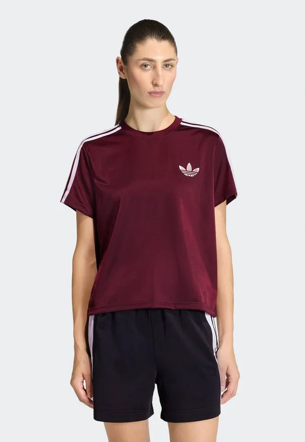 

Футболка с принтом жар-птицы Adidas Originals, Maroon Off White, Белый, Футболка с принтом жар-птицы Adidas Originals, Maroon Off White