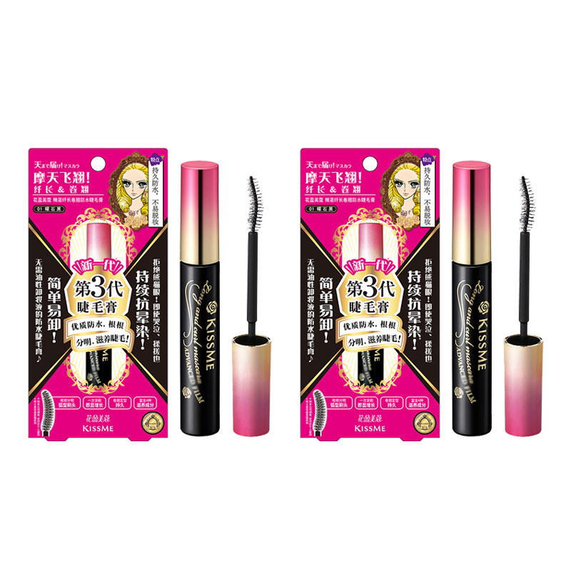 

Тушь для ресниц удлиняющая и объемная, несмываемая, подкручивающая, моделирующая, быстросохнущая, 6 г KISSME