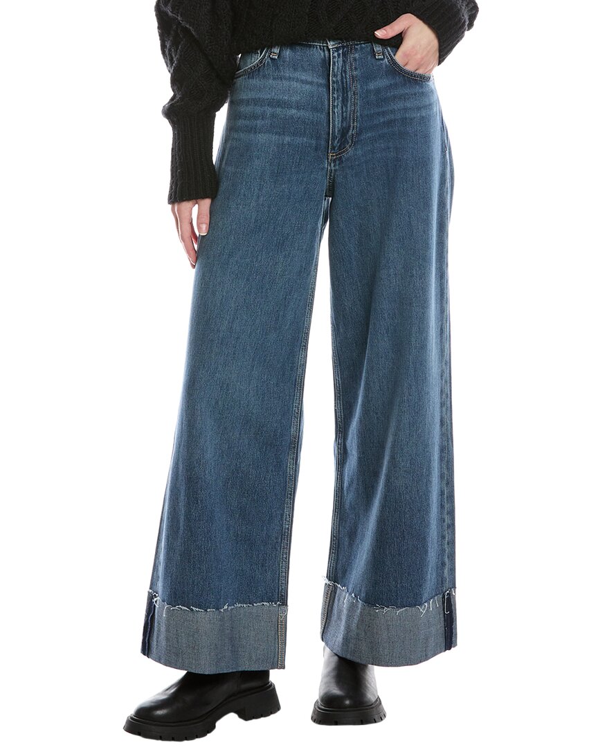 

Джинсы Sofie Pebbles Ultra High Rise Wide Leg Jeans от Rag & Bone, синий