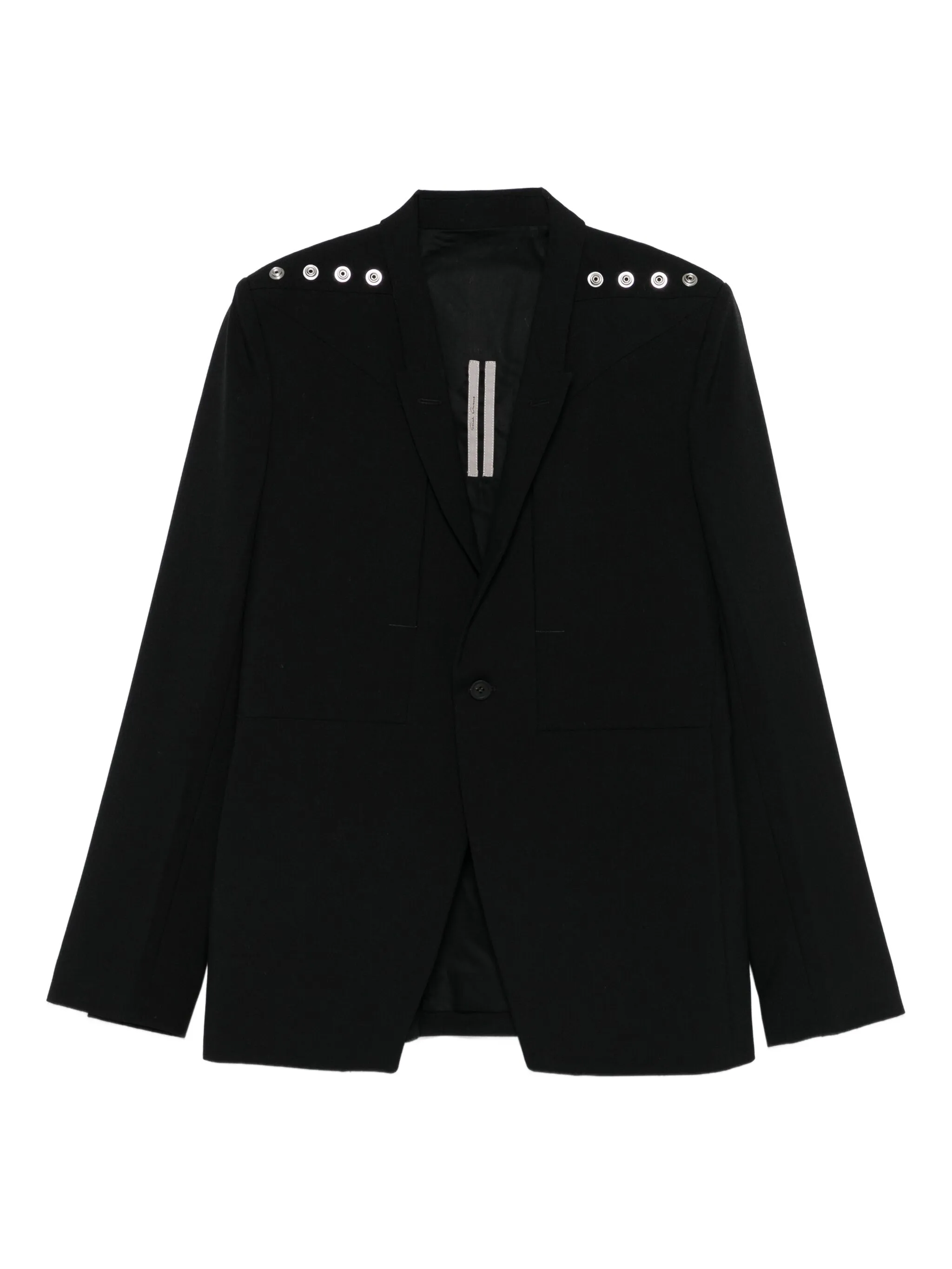 

Однобортный пиджак Rick Owens, черный