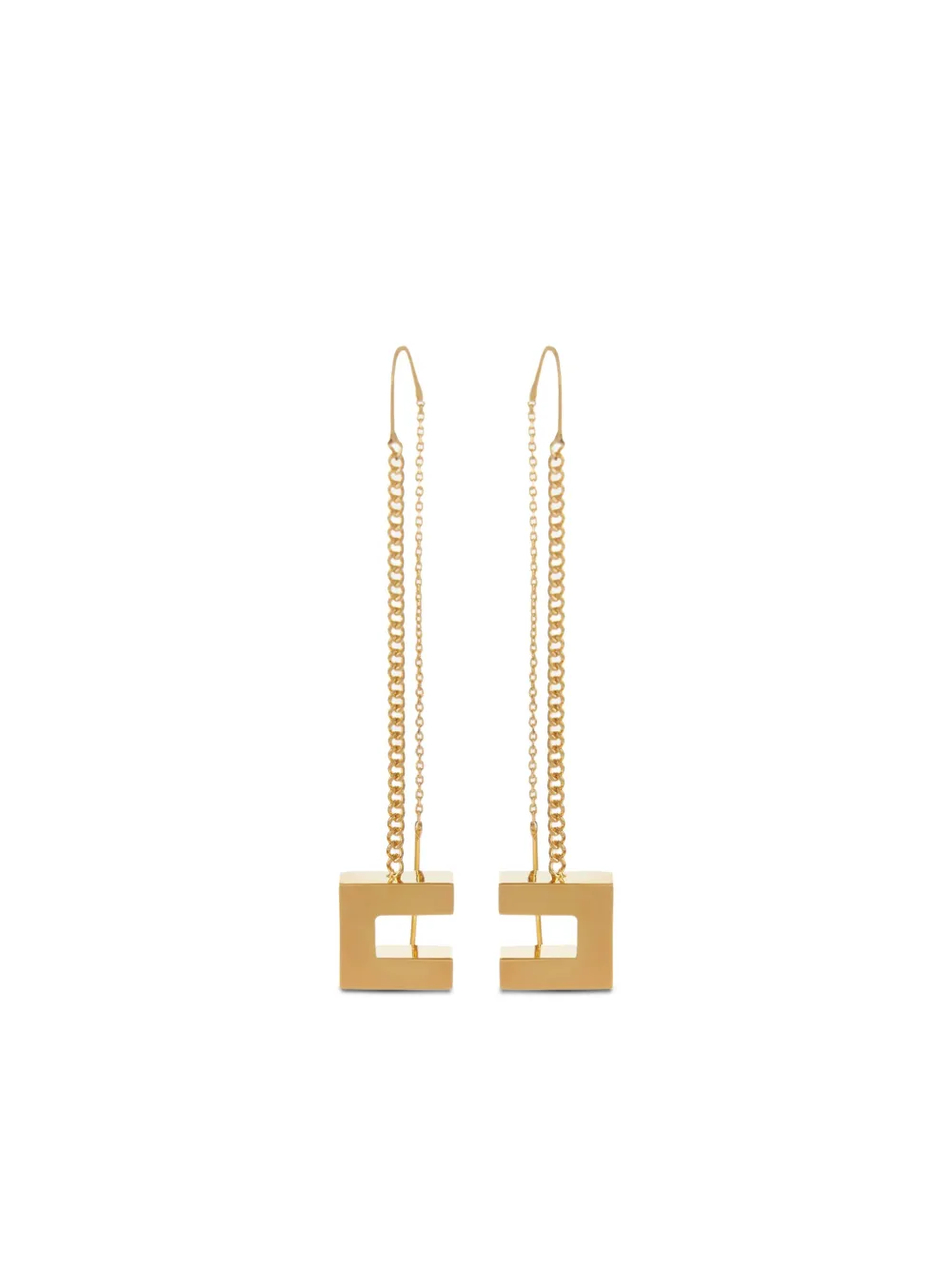 

Серьги-подвески с логотипом Elisabetta Franchi, золотой