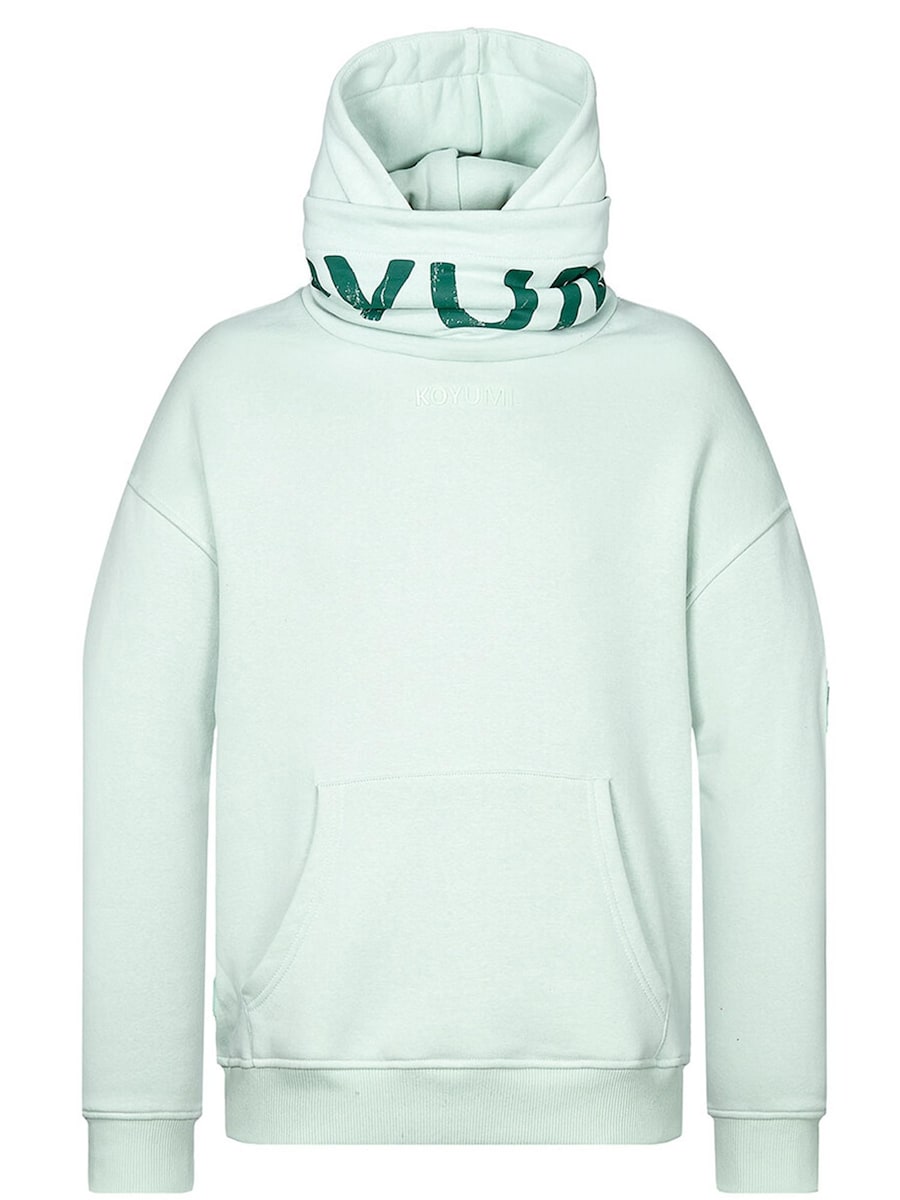 

Толстовка Koyumi Oversize Hoodie mit hohem Kragen - Schwerer 3-Faden Stoff - Break your Neck, светло-зеленый