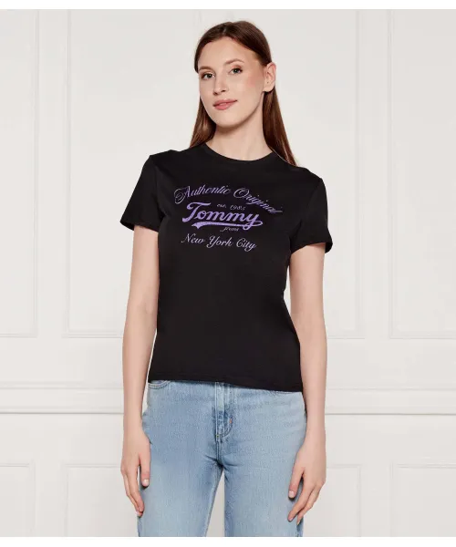 

Футболка Regular fit Tommy Jeans, черный