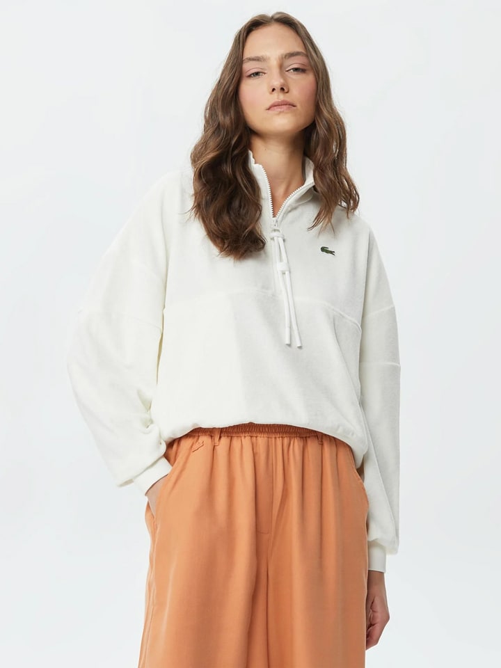 

Lacoste Белая толстовка, Белый, Lacoste Белая толстовка