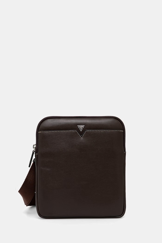 

Кожаная сумка firenze Guess, коричневый