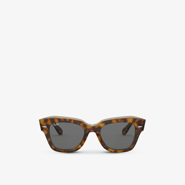 

Солнцезащитные очки RB2186 в прямоугольной оправе Ray-Ban, коричневый