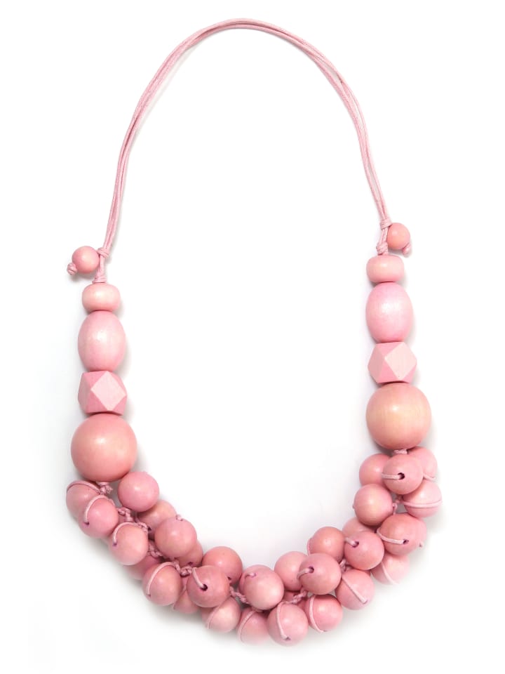 

Collezione alessandro Короткое ожерелье «Би» розового цвета