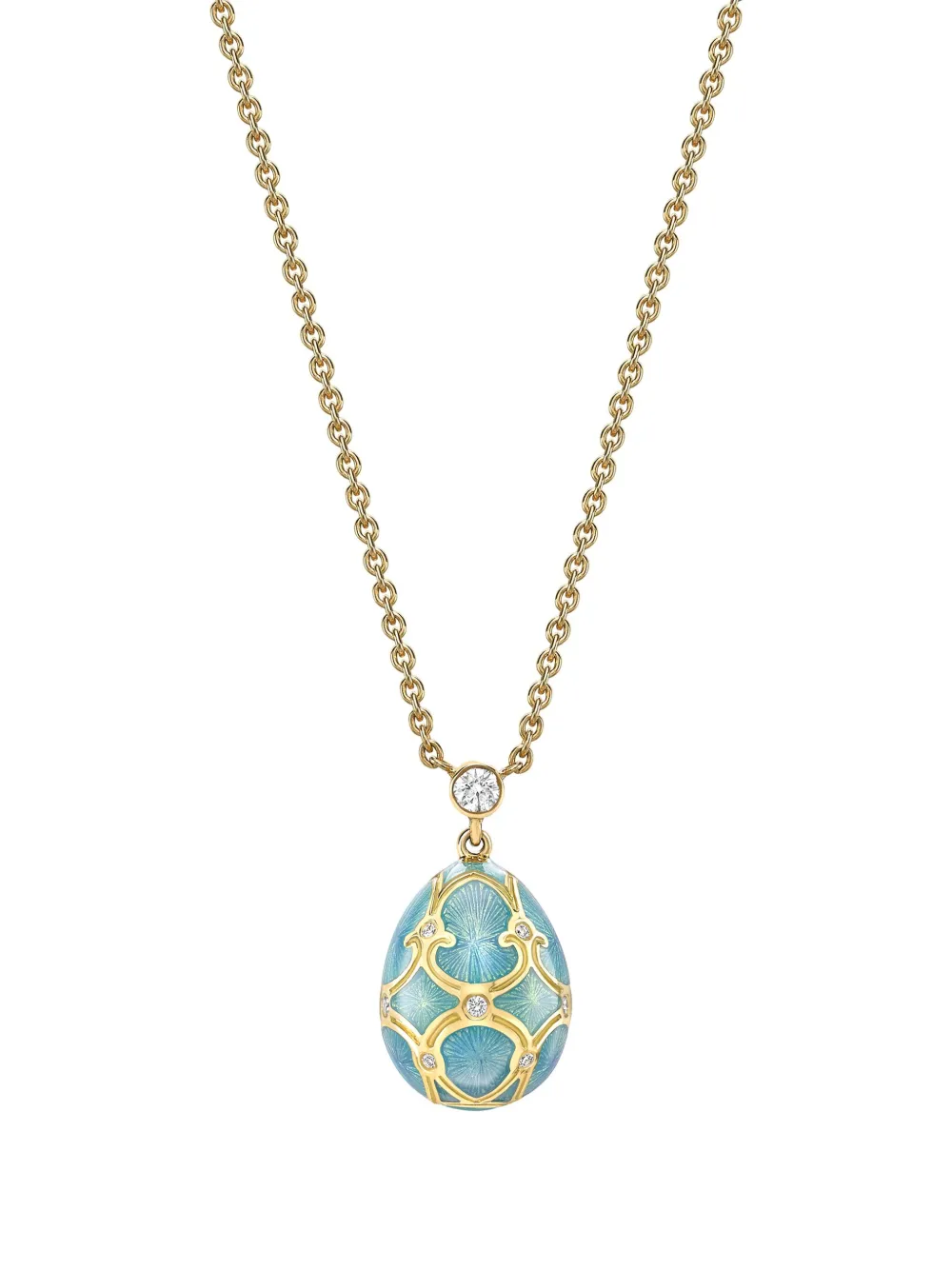 

Колье Heritage Petite Egg из желтого золота с бриллиантами FABERGÉ, золотой