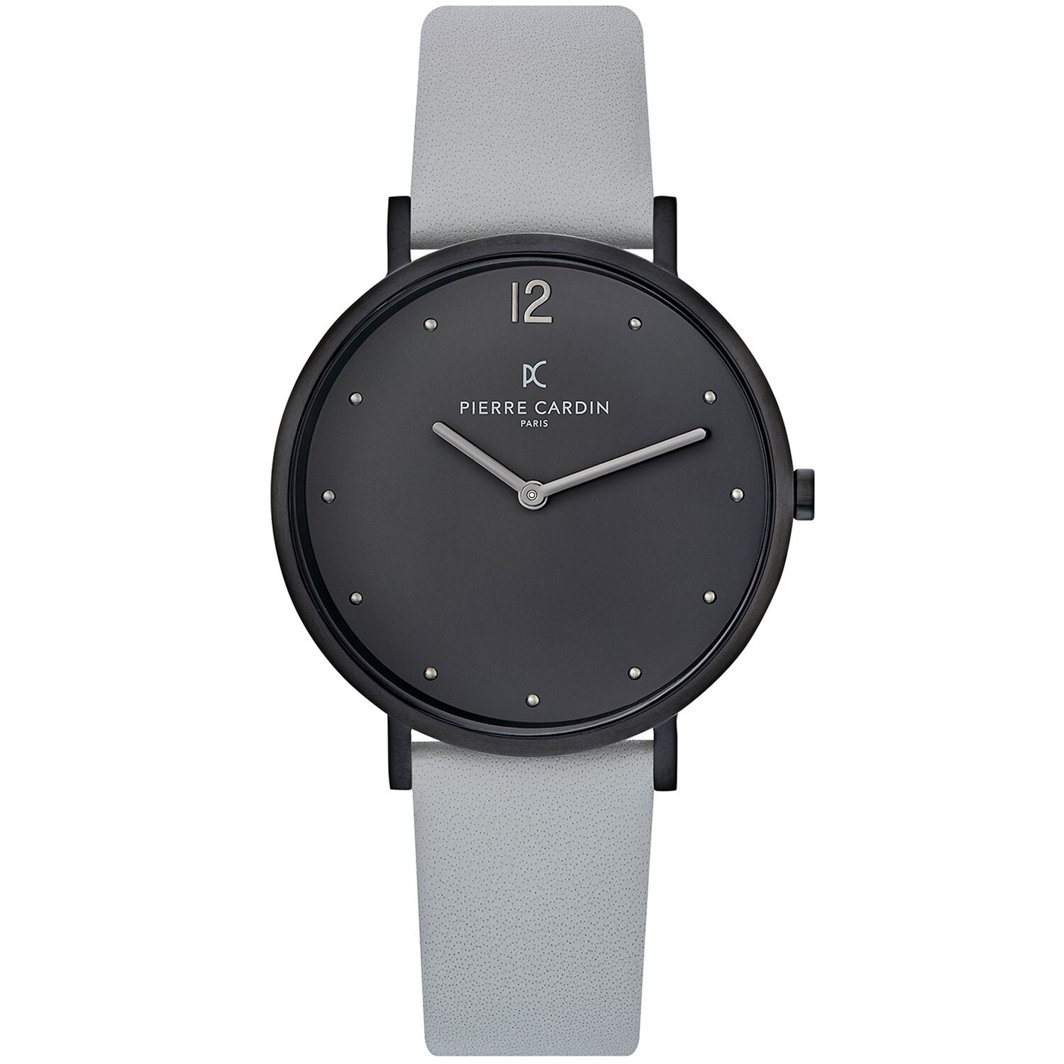 

Черные часы унисекс Pierre Cardin