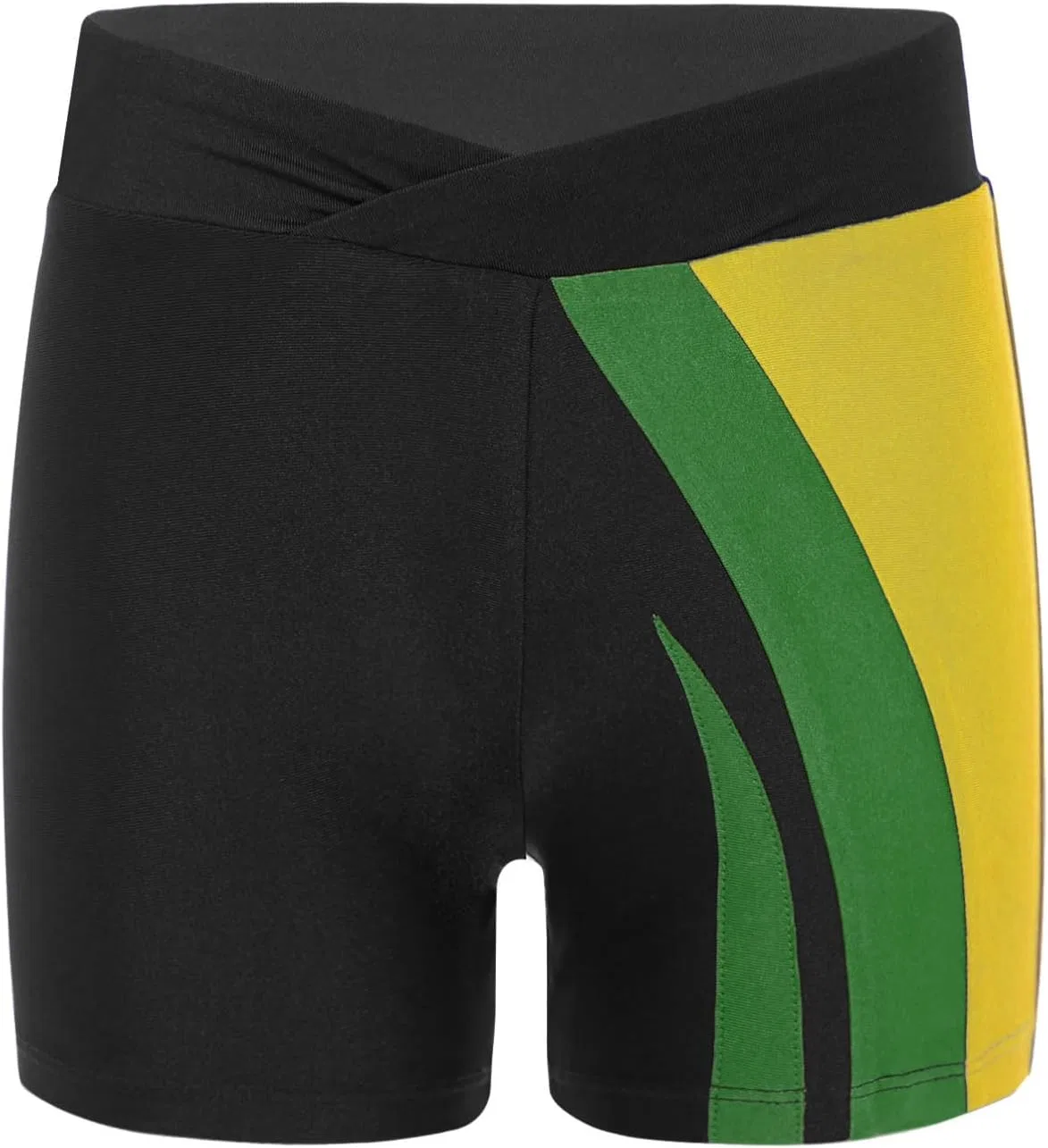 Шорты спортивные для мальчиков dPois, цвет Yellow Green