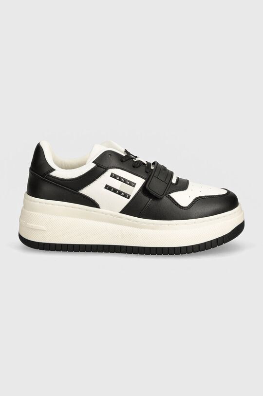 Кроссовки TJW RETRO BASKET FLATFORM на липучке Tommy Jeans, черный — фото 2