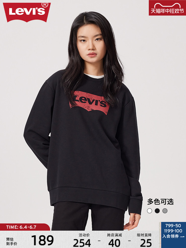 

Толстовка Levi's с логотипом, серый