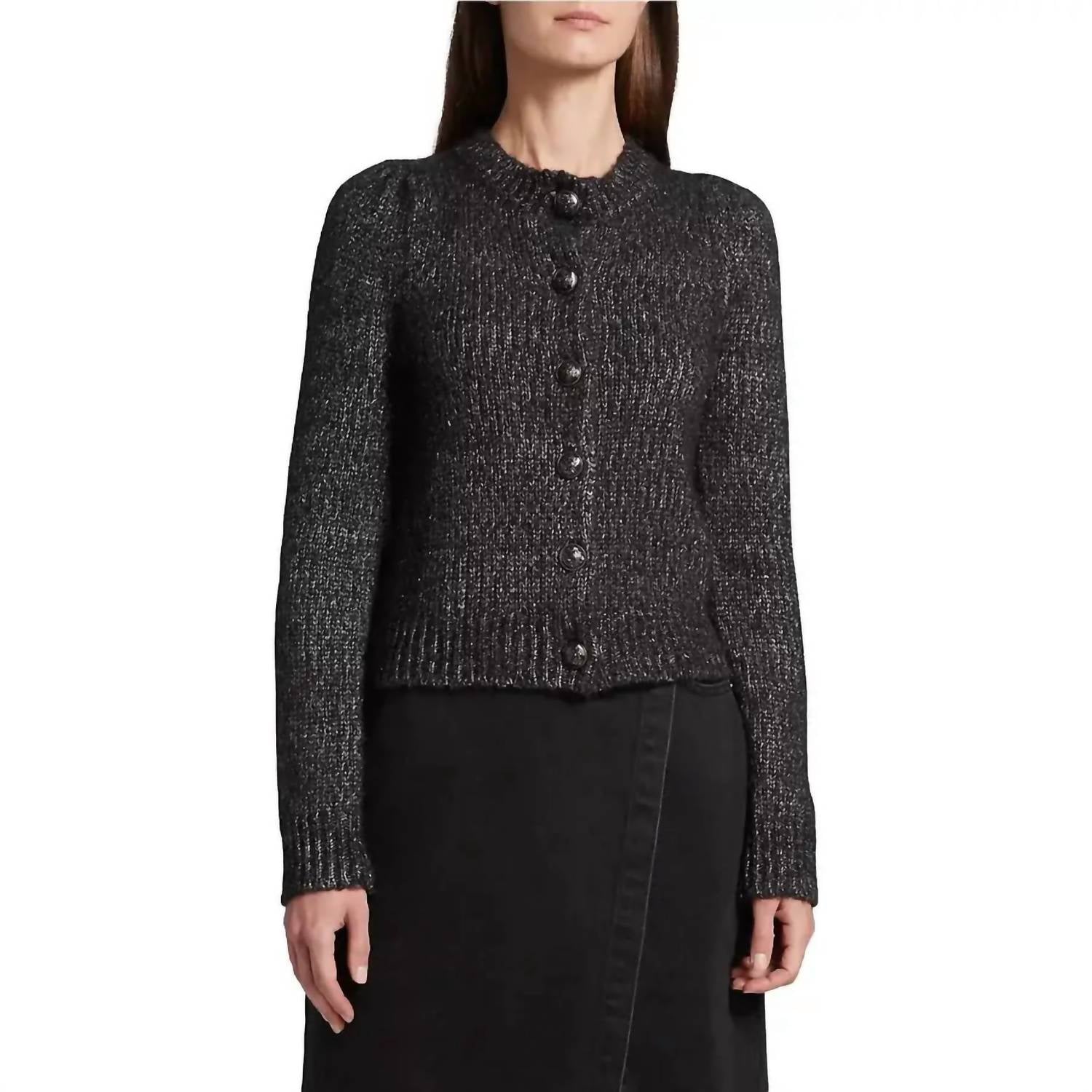 

Кардиган с рукавами-фонариками Lotus черного цвета Derek Lam 10 Crosby