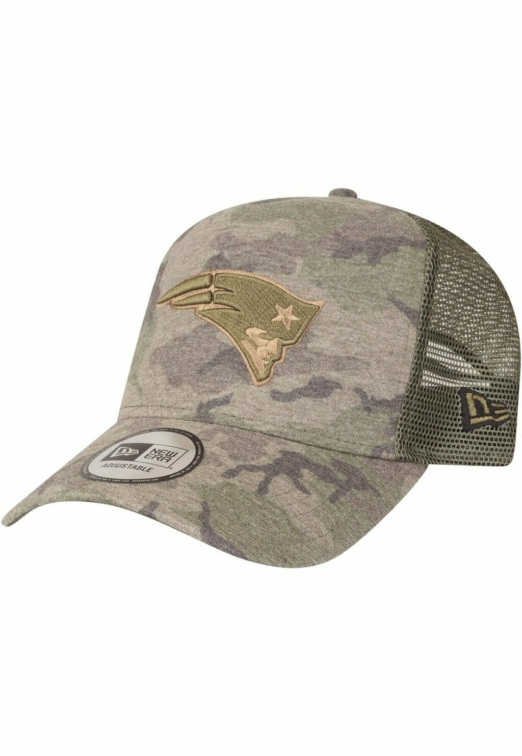 

Бейсболка AFRAME TRUCKER NEW ENGLAND PATRIOTS New Era, цвет wood camo