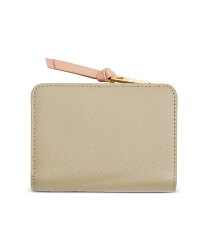 

Бежевый кожаный кошелек с отделениями для карт Marc Jacobs, бежевый