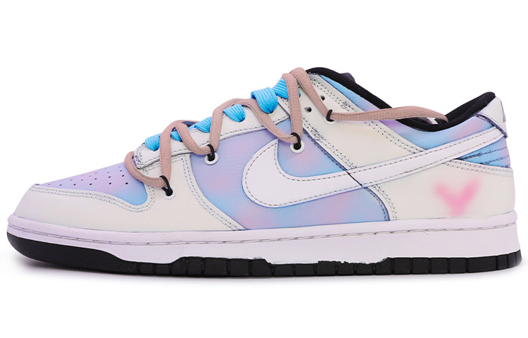 

Кроссовки Nike Dunk Skateboard Shoes Men Low-Top Blue Pink