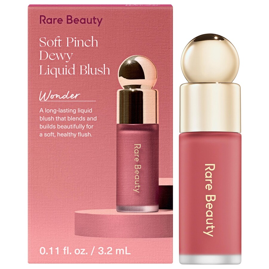 

Миниатюрные жидкие румяна Мягкий щипчик Rare Beauty by Selena Gomez, 0.11 oz/3.2 mL, Wonder