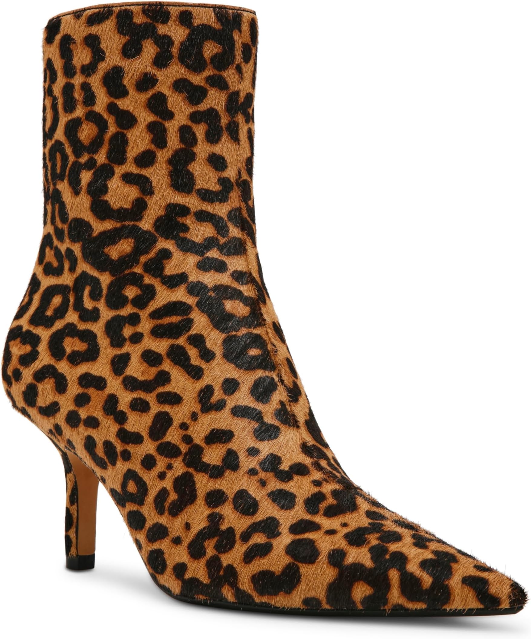 Женские ботильоны Steve Madden Alston с леопардовым принтом на каблуке, мультиколор