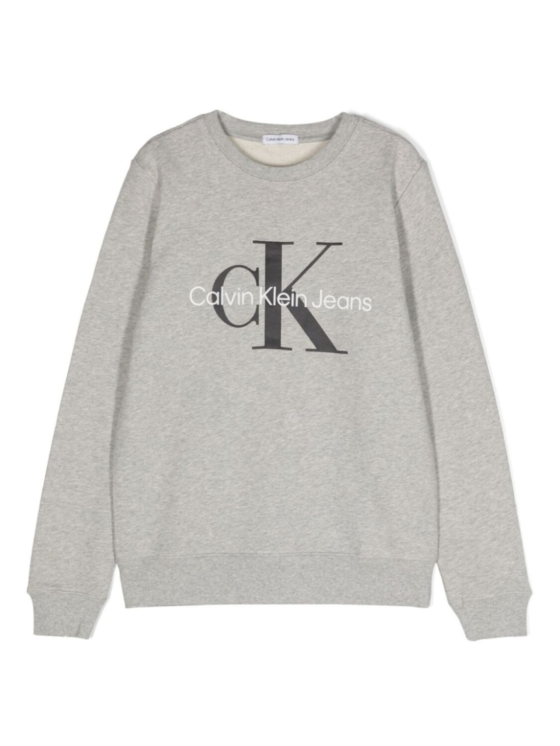 

Толстовка с логотипом Calvin Klein Kids, серый